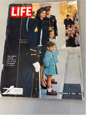 Vintage LIFE Magazine December 6 1963 JFK Funeral Jacqueline Kennedy Caroline Jo